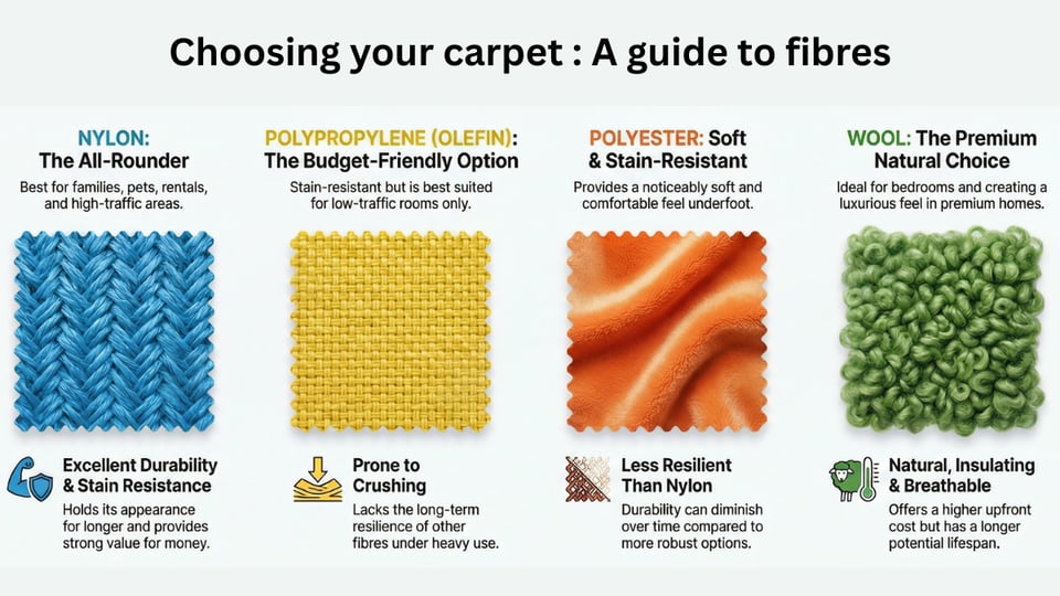 A guide to carpet fibres