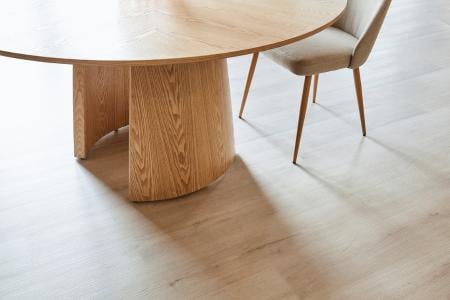 Armstrong Table and Chair on Vinyl Flooring