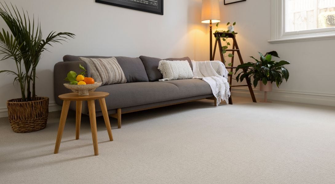 Beaulieu Carpet Living Room with White wall