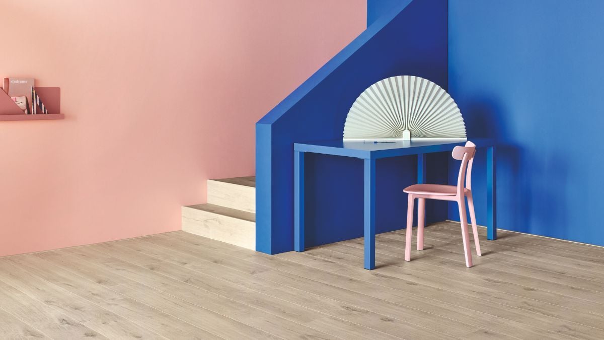 Hybrid Flooring used in interior desgin studio