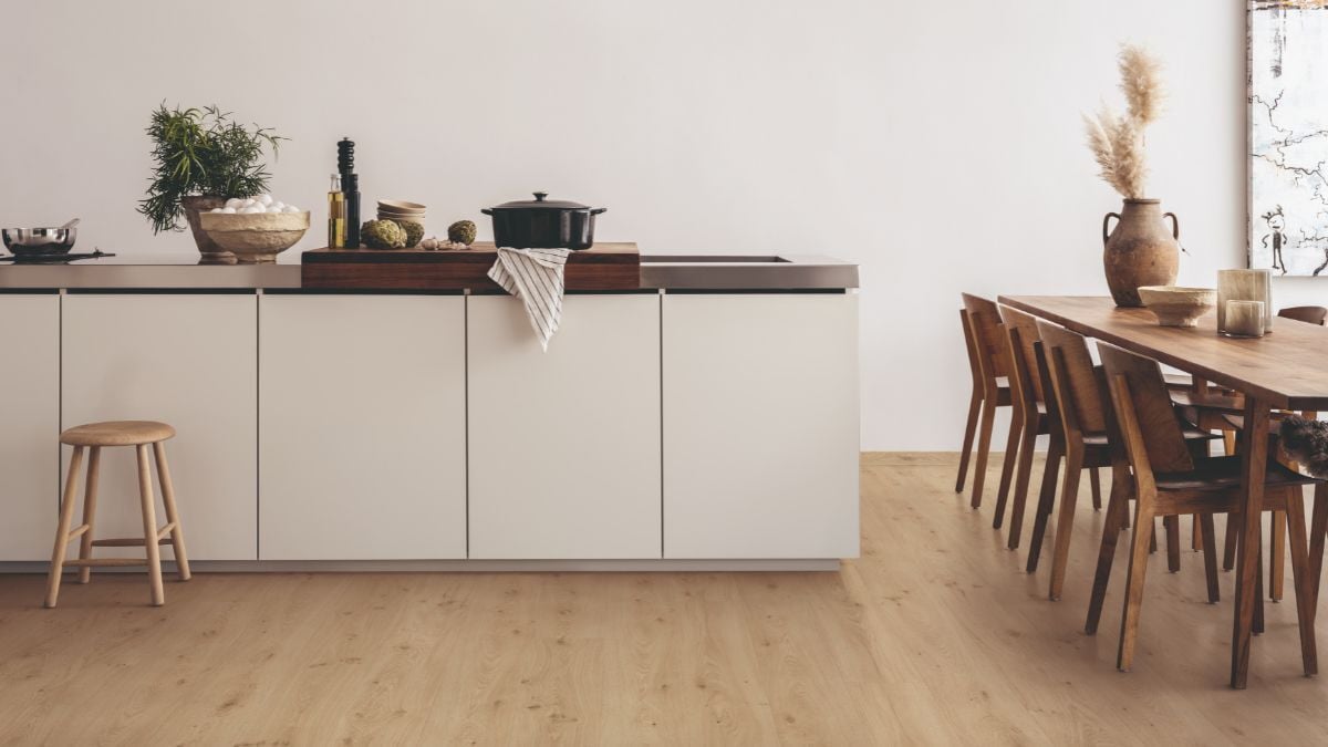 Laminate Flooring in Dining Room