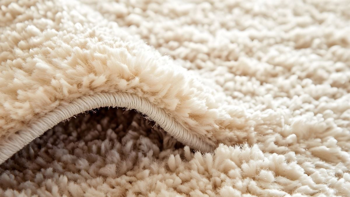 Wool carpet Closeup