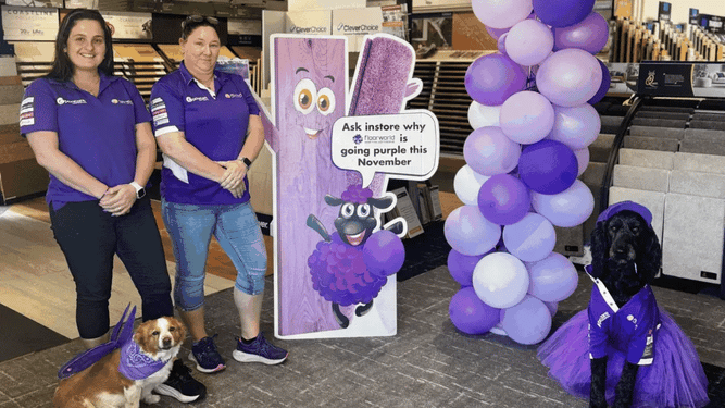 Floorworld Stores Dressed up for Pancare