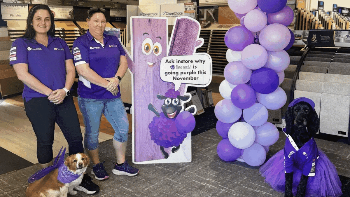 Floorworld Stores Dressed up for Pancare