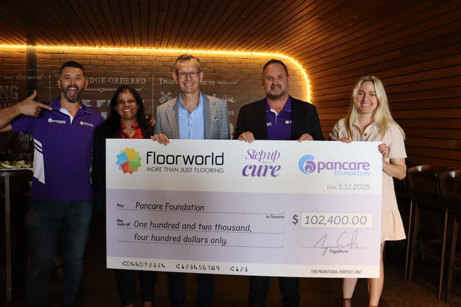 Floorworld Raises $102,400 for the Pancare Foundation in 2025