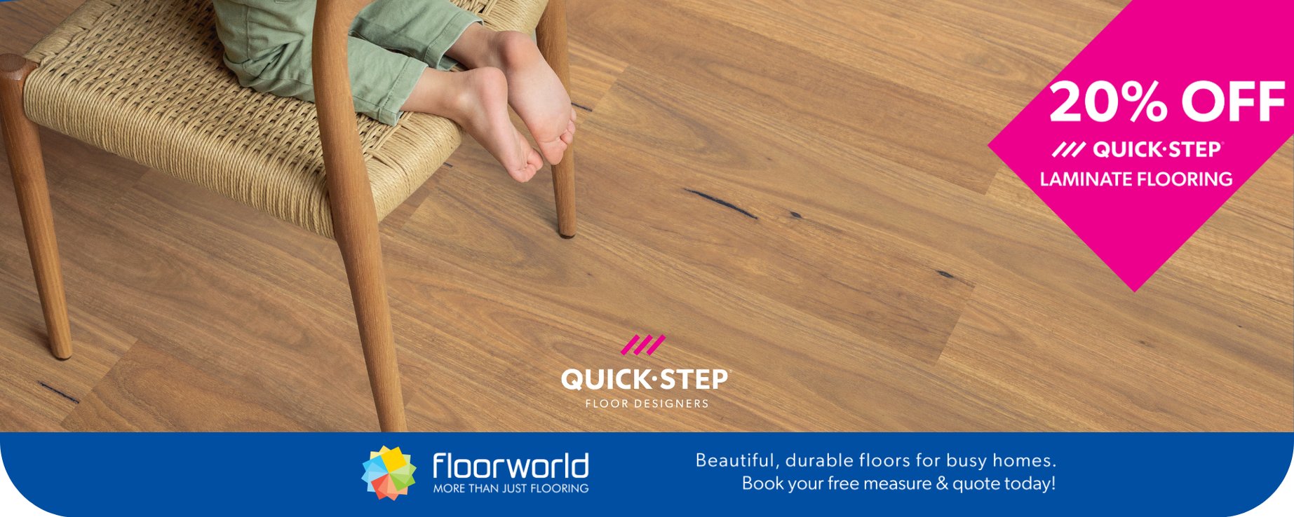 Quick-Step 20% promo visual 