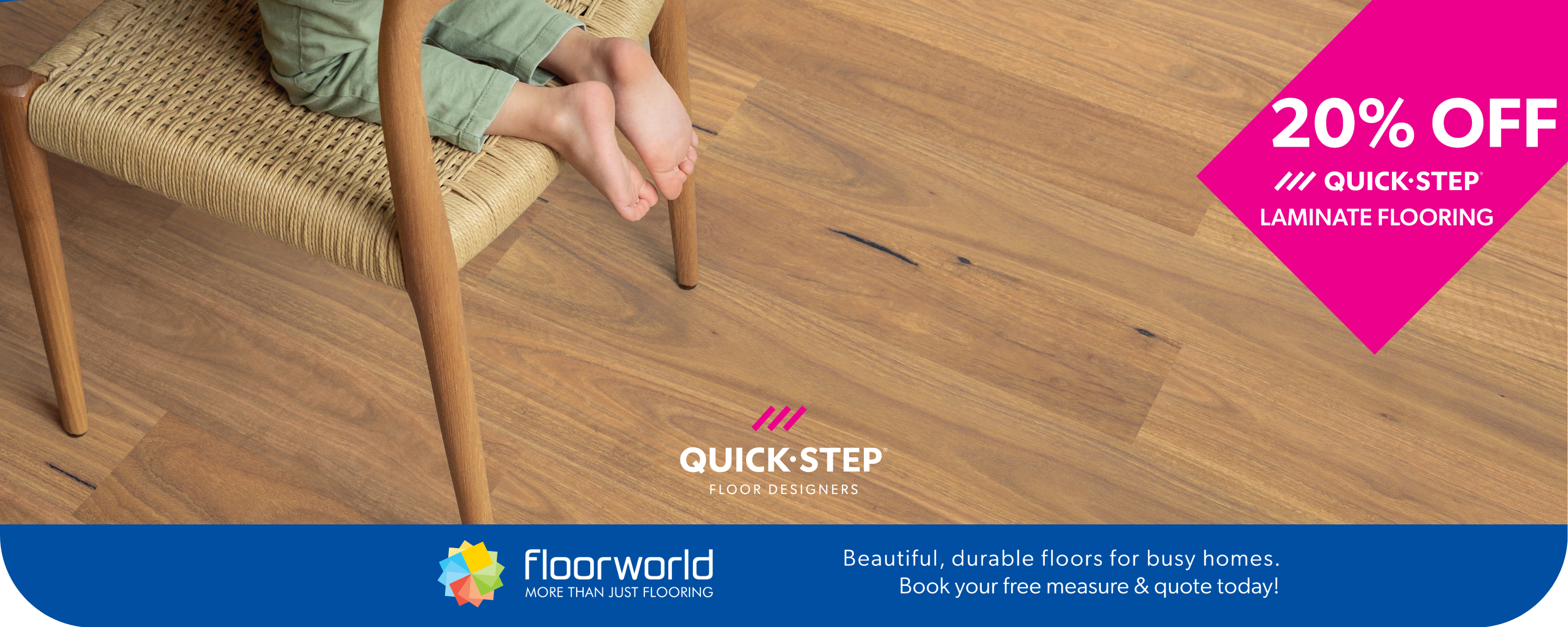 Quick Step Laminate 20% Off Sale