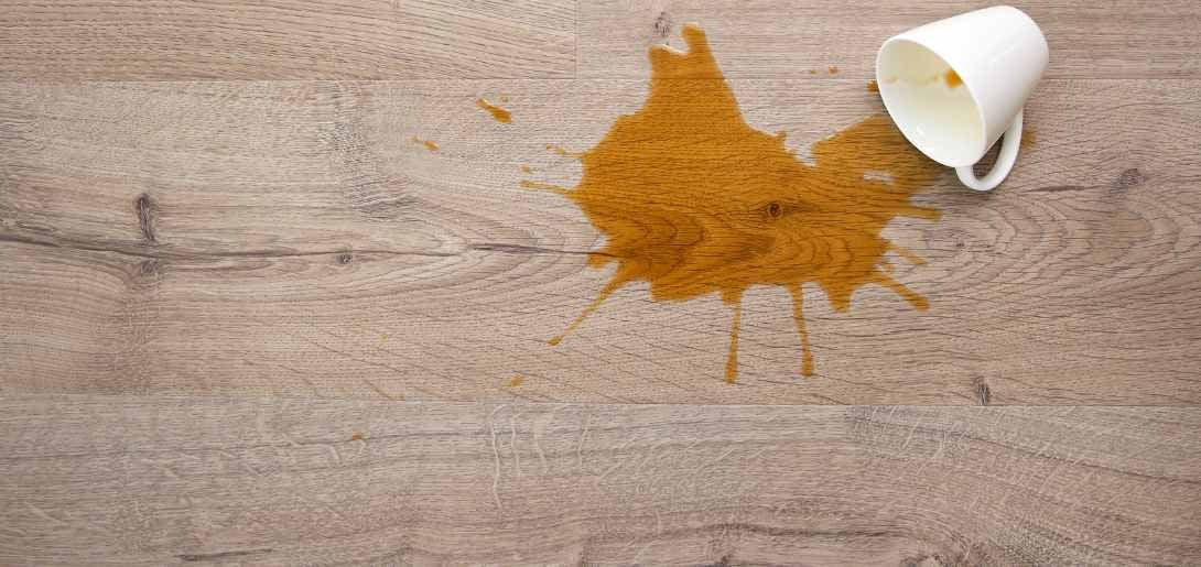 Spill on Timber Floor Image