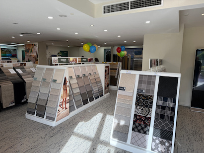 Springfield Floorworld Interior Flooring Store with Displays